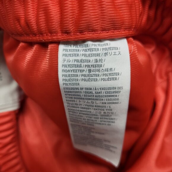 Abercrombie & Fitch Shorts Mens Medium Orange Mesh Gym Athletic Basketball Y2K - Picture 8 of 9